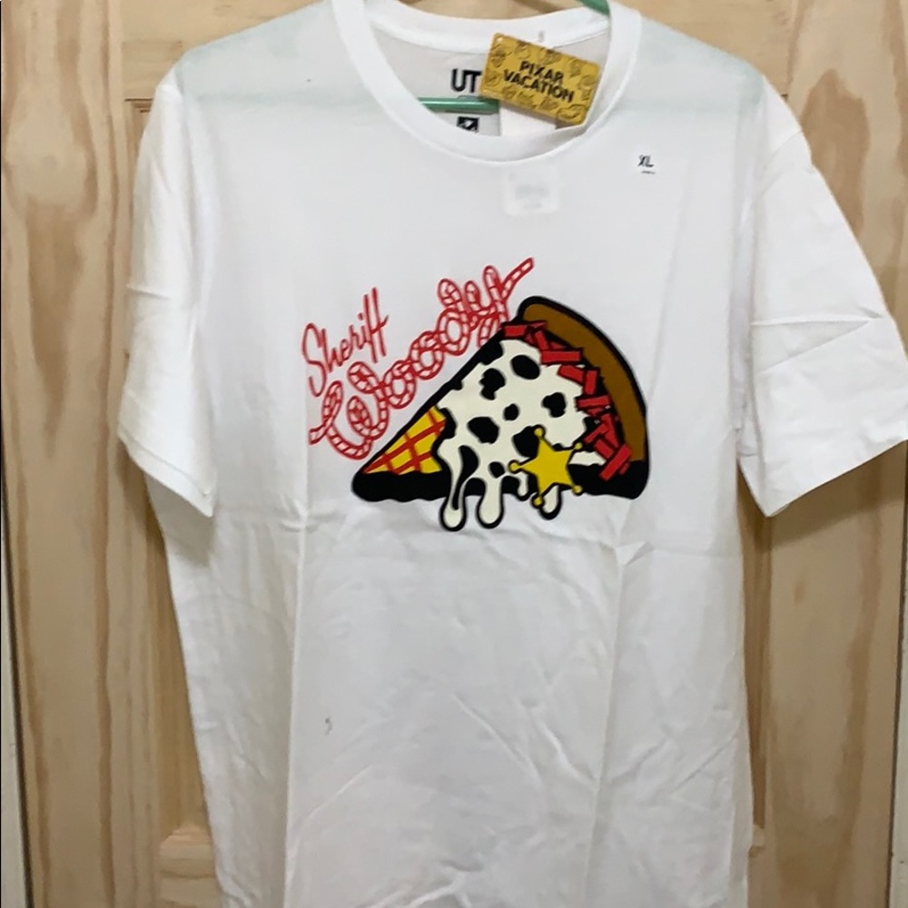 Toy Story Sheriff Woody Pizza SG8 Shirt